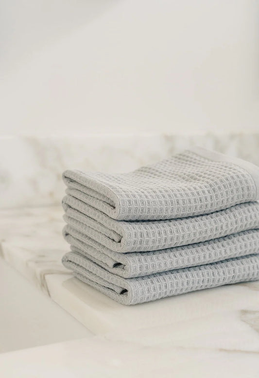 Waffle Washcloths - Set of 2