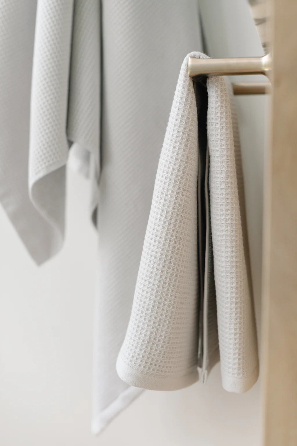 Waffle Hand Towels - Set of 2