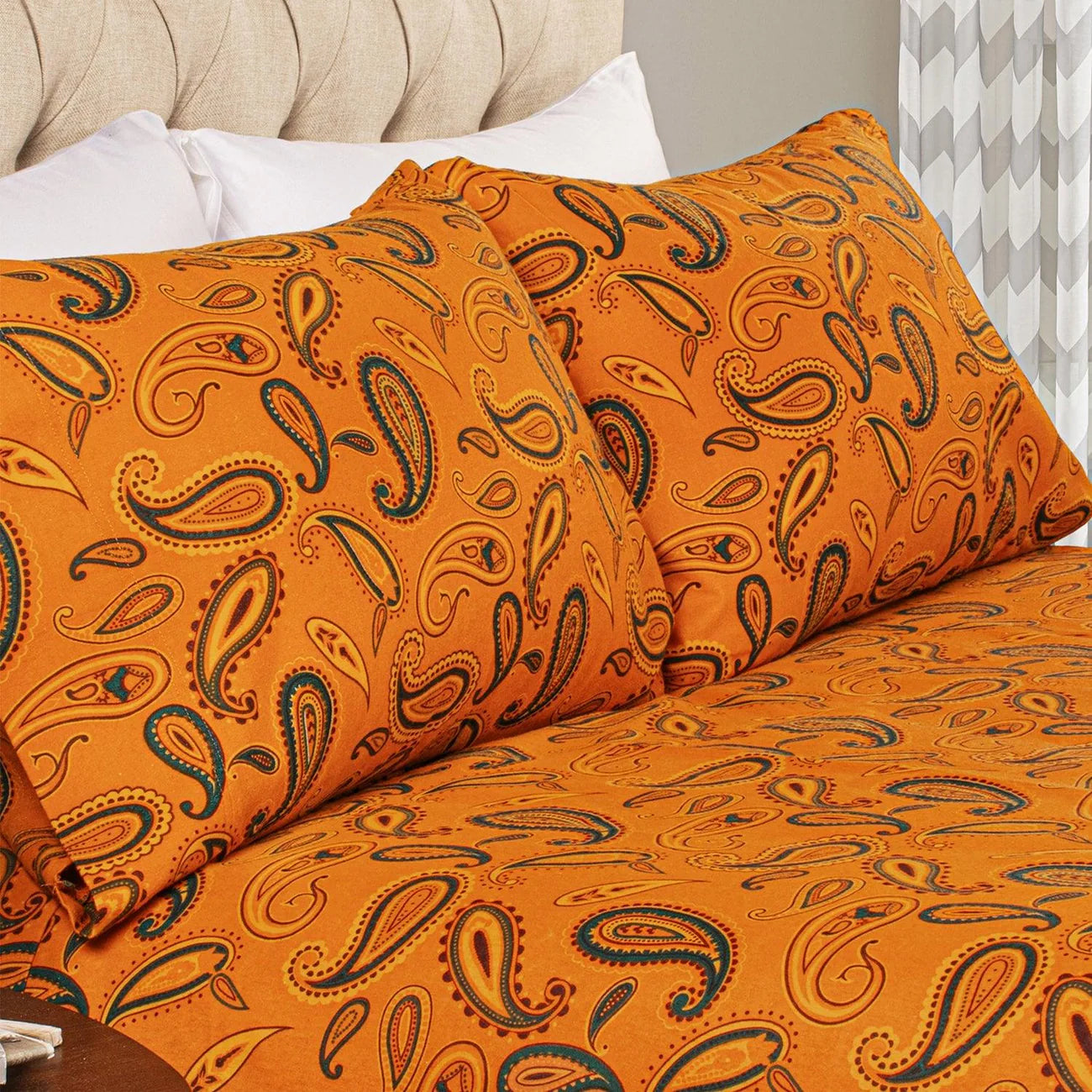 Vintage Paisley Pillowcase Set